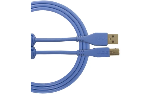 UDG Ultimate Cable USB 2.0 Tipo A >> B - Azul Claro - 2 metros